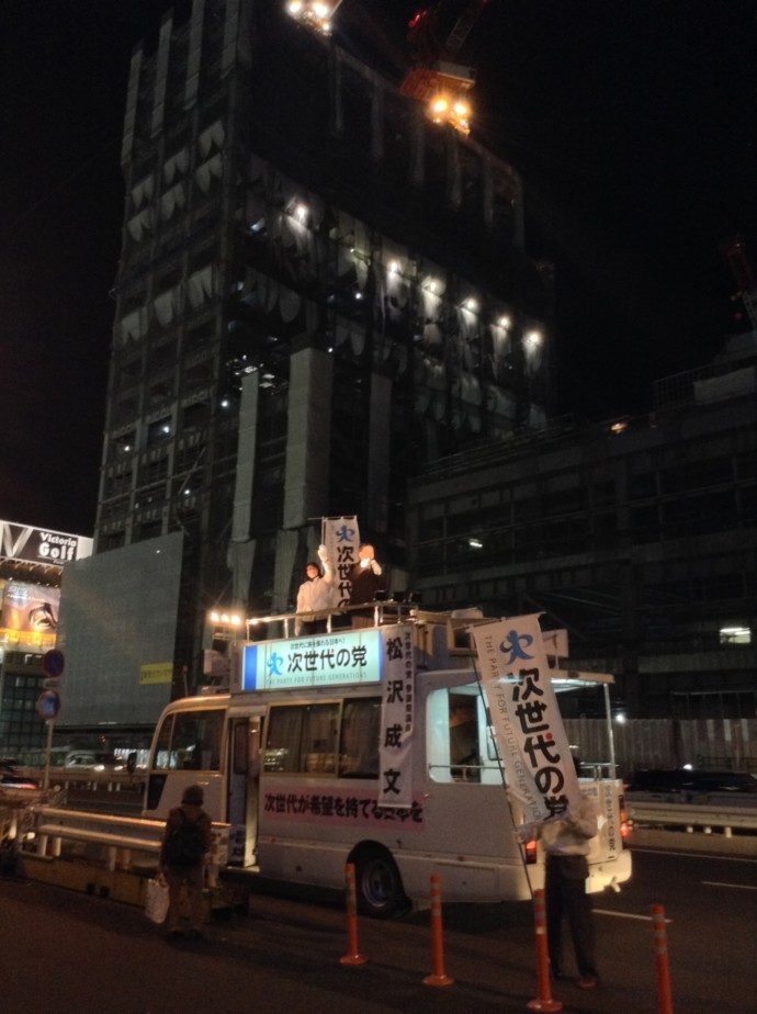 総選挙８日目新宿駅